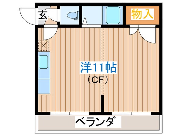 ツインブランシェ東館の物件間取画像